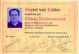 Brevet Edwin Vandermeeren